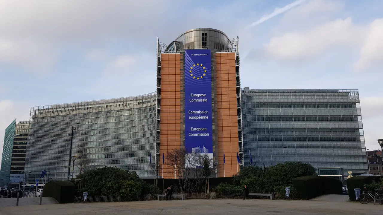 The Berlaymont, headquarters of the European Commission, in Brussels
